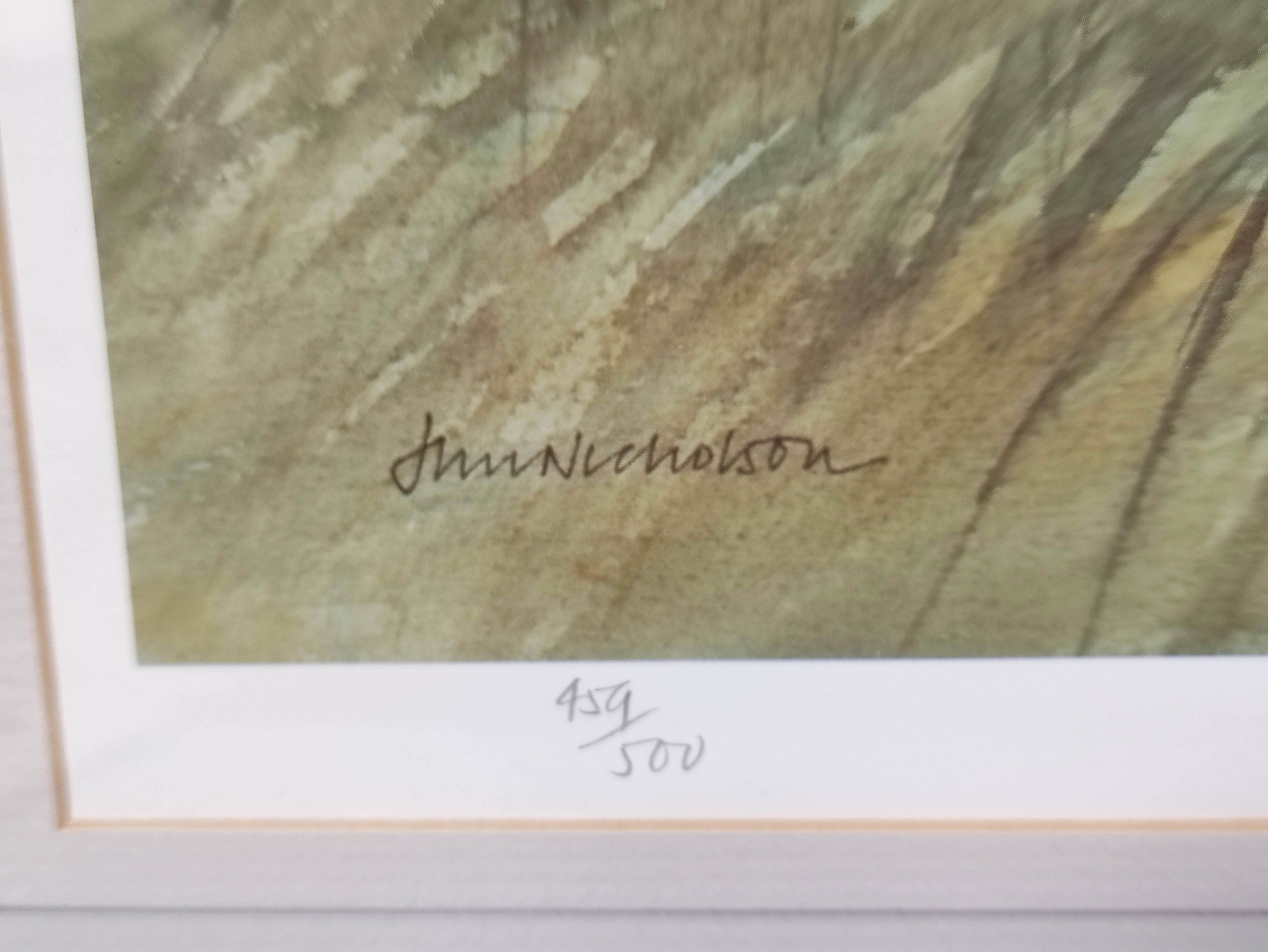 Jim Nicholson. Set of 4 pencil signed colour prints, ltd. eds. 500. Views in Skye & Scotland. - Image 3 of 12