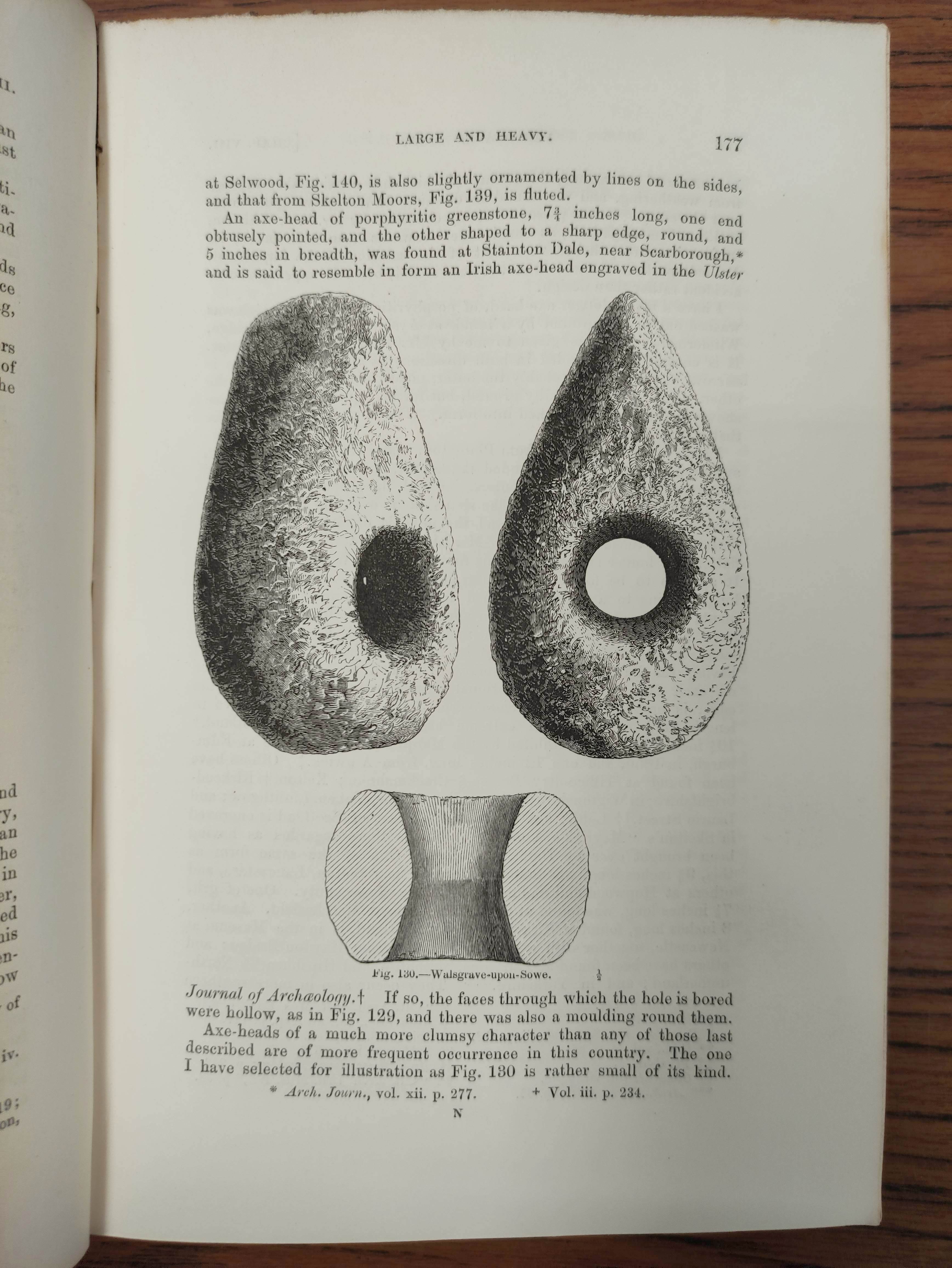 EVANS JOHN.  The Ancient Stone Implements, Weapons & Ornaments of Great Britain. Many text illus. - Image 7 of 10