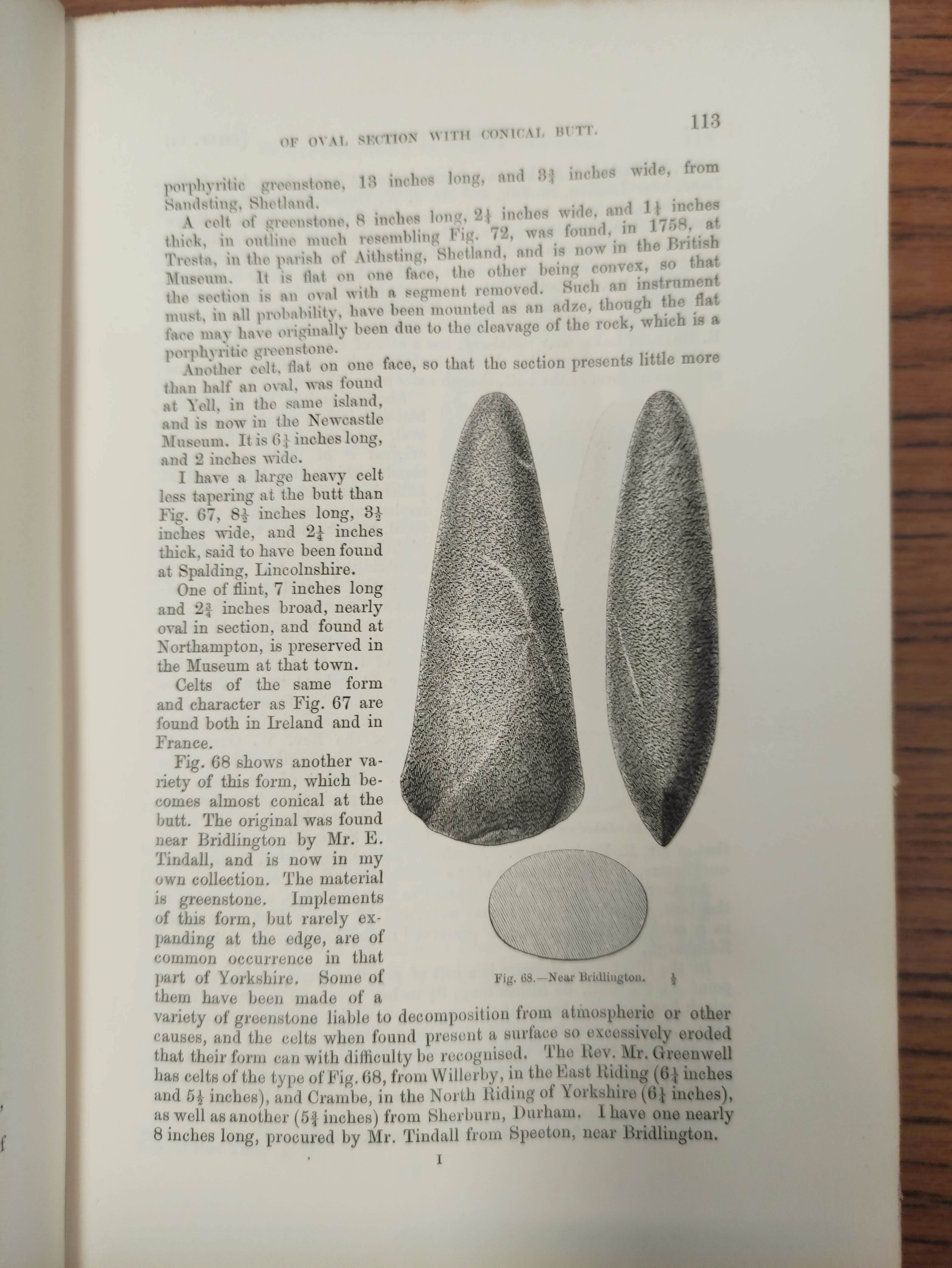 EVANS JOHN.  The Ancient Stone Implements, Weapons & Ornaments of Great Britain. Many text illus. - Image 6 of 10