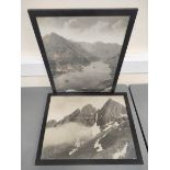 G. P. ABRAHAM - Photographs.  2 framed photographs, views on Skye. 40cm x 52cm.