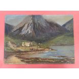 B. CRITCHLEY SALMONSON. Broadford Bay, Skye. Signed, oil on board. 41cm x 58cm.