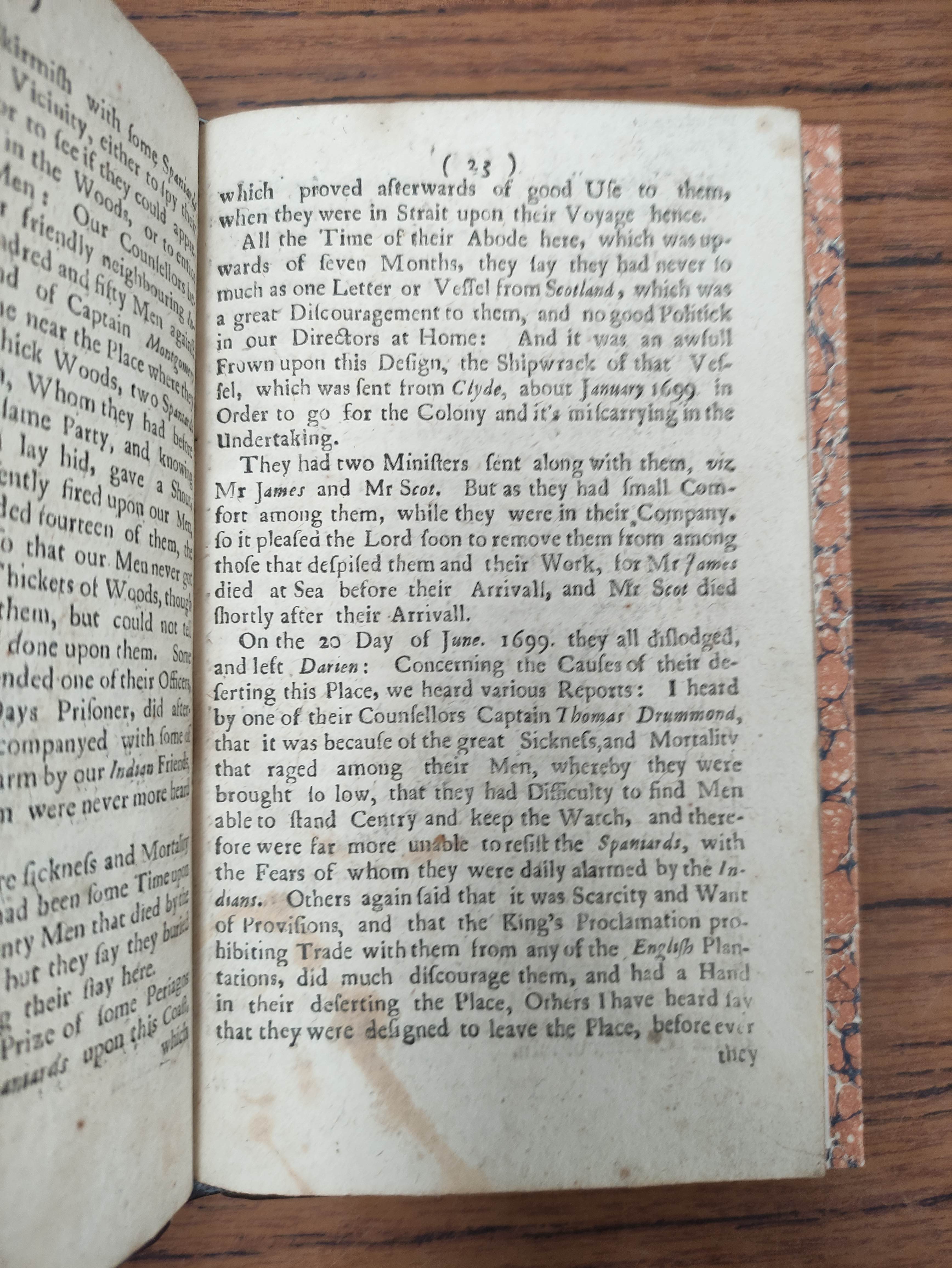 ANON.  An Enquiry into the Causes of the Miscarriage of the Scots Colony at Darien or An Answer to a - Image 6 of 10