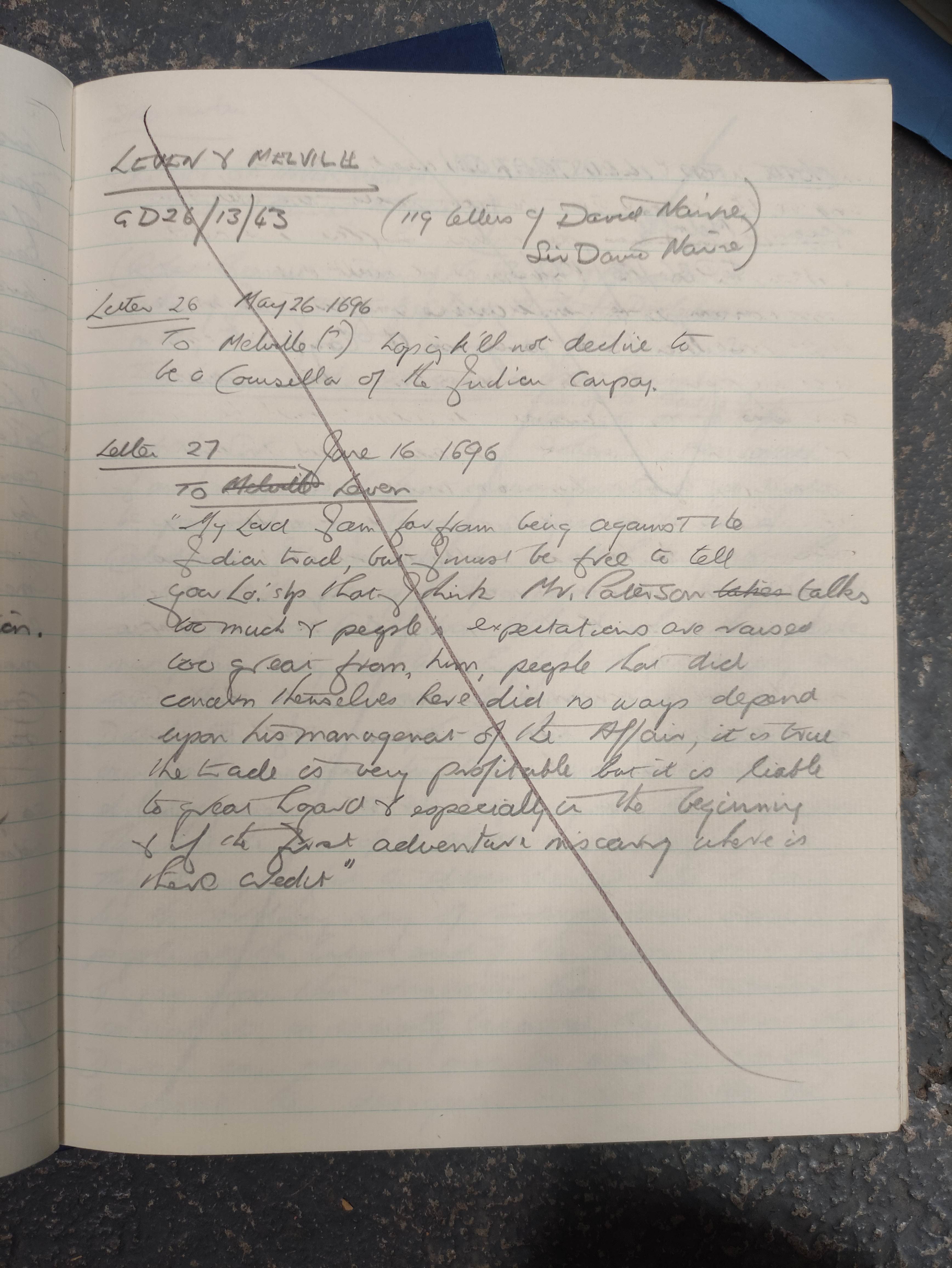 Darien Scheme.  Accumulation of typescript manuscript & photocopy research material in exercise - Image 4 of 6