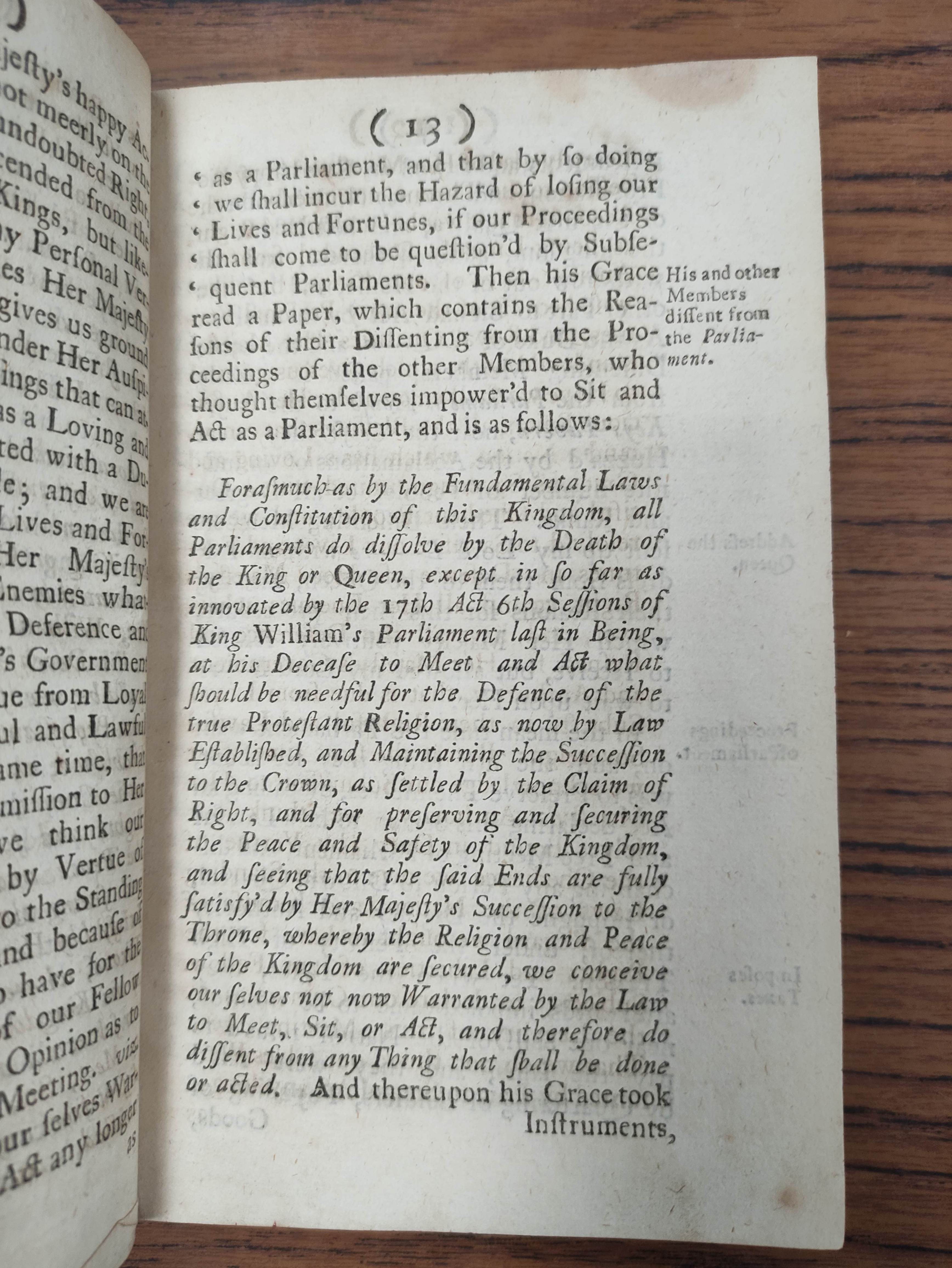 (LOCKHART GEORGE).  Memoirs Concerning the Affairs of Scotland from Queen Anne's Accession to the - Image 11 of 11