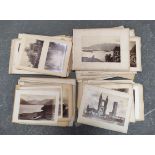 Victorian Photographs.  Approx. 95 sepia & other photographs of views in Scotland, varying sizes,