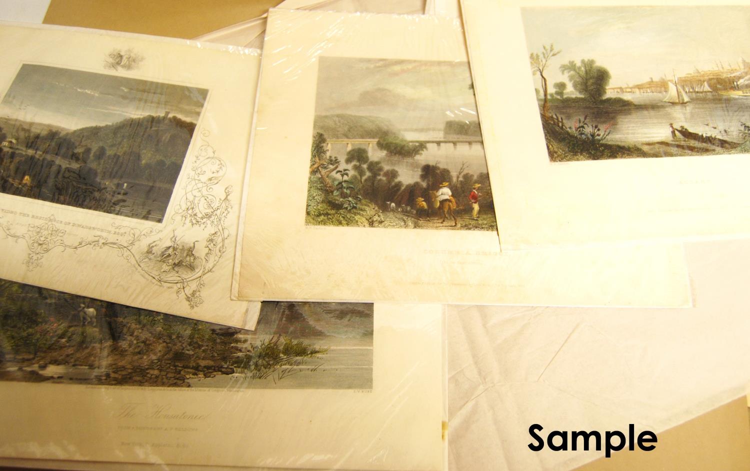 Assorted etchings, aquatints and prints including James Gibbs, architectural designs etc.