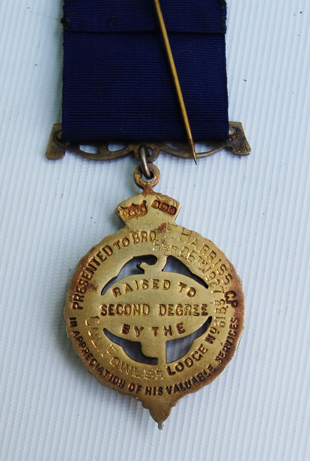 World War I medal group for TF Harries British Red Cross and St John of Jerusalem, 1914-15 Star, - Image 6 of 6