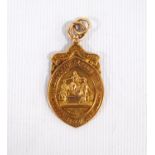 Highland and Agricultural Society of Scotland armorial fob medal, '15', engraved verso '53 Years W