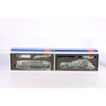 Two Heljan OO gauge model railway locomotives including 17071 Class 17 Clayton engine D8612 green BR