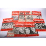 A collection of 1960s "Speedway Star and News" magazines