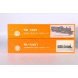 Two Nu-Cast (Nucast) OO gauge super detailed model kit locomotives including 127 4-4-0 locomotive