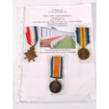 WWI medal trio of S3462 Private Alex Miller of the 7th Battalion Seaforth Highlanders, son of