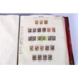 An academic philatelist's meticulously collected and ordered Martinique stamp collection contained