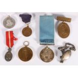 Medals of Staff Nurse R G Burnett of the Territorial Force Nursing Staff including WWI war medal and