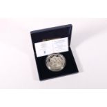 The Royal Mint BAILIWICK OF GUERNSEY Elizabeth II silver proof ten pound £10 coin 2002, issue to