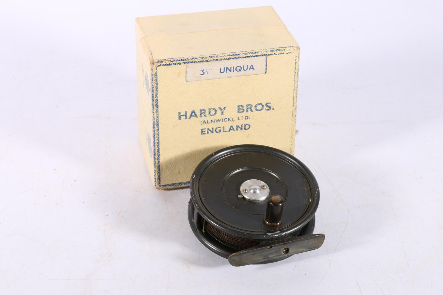 Hardy Brothers of Alnwick The Uniqua 3 1/8" fishing reel in original box