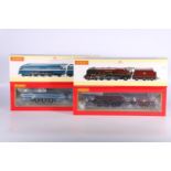 Two Hornby OO gauge model railways locomotives including R3555 4-6-2 Princess Coronation Class '