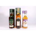 GLENGOYNE 10 year old single malt Scotch whisky 1litre 43% abv. boxed, GLEN ORD 12 year old single