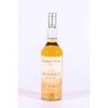 TEANINICH 17 year old single malt Scotch whisky, bottled on 3rd September 2001 by Diageo for The
