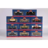 Eleven Bachmann Branch-Line OO model railways rolling stock wagons including 37508 22t ORE hopper