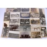 Postcard folder containing over 250 postcards, many of Scottish Borders interest including Hawick