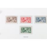 Westminster Mint Great Britain unused stamps including 1913-1918 Seahorses set of four to £1