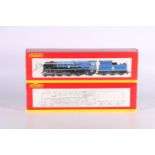 Two Hornby OO gauge model railways locomotives including R2171 4-6-2 Merchant Navy Class 'Canadian