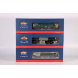 Three Bachmann Branch-Line OO model railways locomotives including 32329 Class 25 diesel