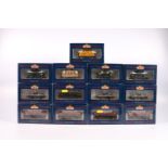 Thirteen Bachmann Branch-Line OO model railways rolling stock wagons including two 33026 MFA open