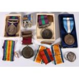 Medals of William Arthur Titmarsh of the Royal Air Force including a George V general serivce