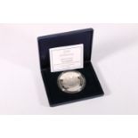 The Royal Mint ALDERNEY Elizabeth II silver proof ten pound £10 coin 2000, issued to commemorate the