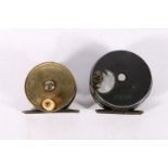 Bowness and Bowness of 239 Strand London 2.5 inch fishing reel and a Hardy Brothers The Perfect 3