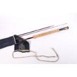 Hardy Graphite Stillwater #512 three section fishing rod 11' (335cm), numbered JT66451 in blue cloth