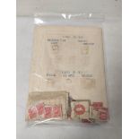 Bag containing United States postage stamps mostly from the 1920s-30s to include commemorative