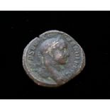 Roman. Sestertuis. Severus Alexander 222-235AD. Rome mint 230AD issue. Winged victory facing right.