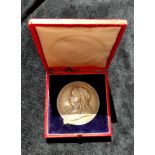United Kingdom- Victoria 1837-1897 Diamond Jubilee sterling silver medal complete with original