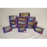 Collection of thirteen Gilbow Exclusive First Editions De Luxe Series 1:76 scale coaches. All boxed.