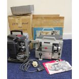 Eumig Mark M super 8mm film projector complete with box, papers and cables also a Bell & Howell