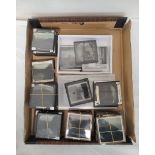 Large collection of Victorian & early 20th century glass photographic slides mostly of Scottish &