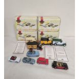 Collection of boxed Matchbox model cars to include four Matchbox Collectibles with boxes and