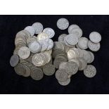 Collection of post 1920 .500 grade George V & VI silver sixpences. Gross weight 291g