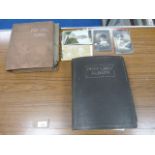 POSTCARDS.  Two Edwardian albums containing 350 plus vintage postcards together with some loose,