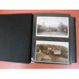 POSTCARDS.  Album of approx. 80 vintage topographical postcards re. Scottish Borders & North East