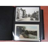 POSTCARDS.  Album of approx. 170 vintage topographical postcards of Langholm, Canonbie, Lockerbie,