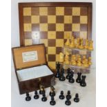 The Staunton Chess Men, loaded, no. 3, manufactured by the British Chess Company, Stroud,