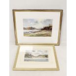 JOSEPH MAXWELL STUART  (SCOTTISH b.1956) Shieldaig. Watercolour. 23.5cm x 35.5cm Signed, inscribed