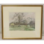 MAURICE SHEPPARD (RWS PRESIDENT, b. 1949) 'The Willow Opens'. Watercolour. 20.5cm x 29cm. Signed,