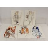 PHYLLIS ETHEL GINGER (1907-2005) Five figure studies, including Helen Brigitte Wallace 8 years