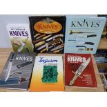 Knives & Edged Weapons.  A carton of various vols.