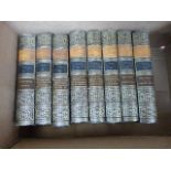BYRON LORD.  The Poetical Works. The set of 8 vols. Many eng. plates. Dark morocco, gilt backs, some